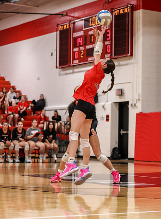 Centennial vs Coon Rapids Girls Varsity Volleyball 50
