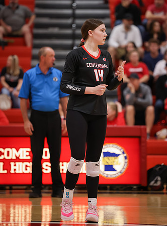 Centennial vs Hopkins Girls Varsity Volleyball 54