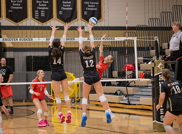 Centennial vs Andover Girls Varsity Volleyball 128