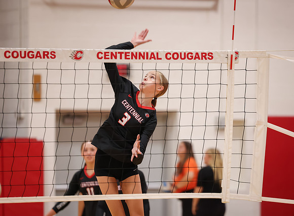 Centennial vs Osseo Girls Varsity Volleyball 11