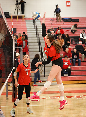 Centennial vs Anoka Girls Varsity Volleyball 16