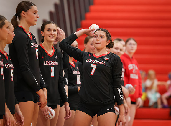 Centennial vs Osseo Girls Varsity Volleyball 21