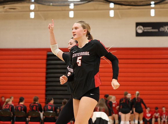 Centennial vs Cambridge-Isanti Girls JV Volleyball 45
