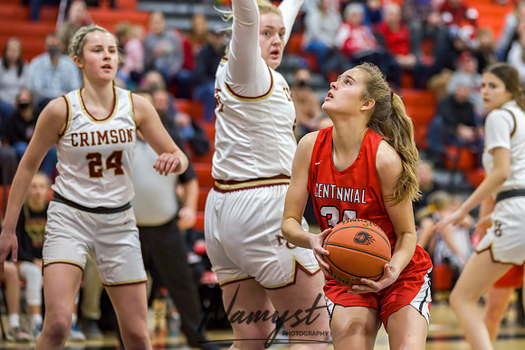 Centennial vs Maple Grove Girls Varsity Basketball 030