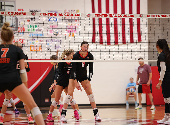 Centennial vs Osseo Girls Varsity Volleyball 125