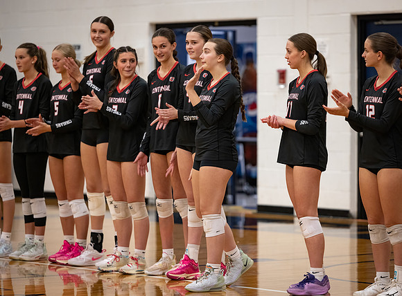 Centennial vs Totino-Grace Girls Varsity Volleyball 14