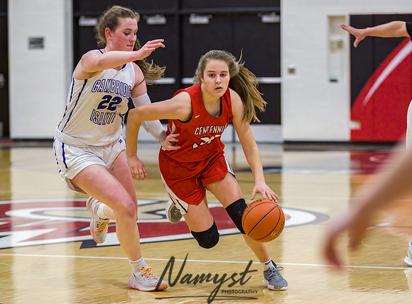 Centennial vs Cambridge-Isanti Girls Varsity Basketball 171