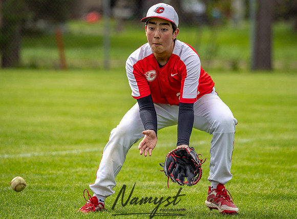 Centennial vs Washburn 9th Grade Baseball 028