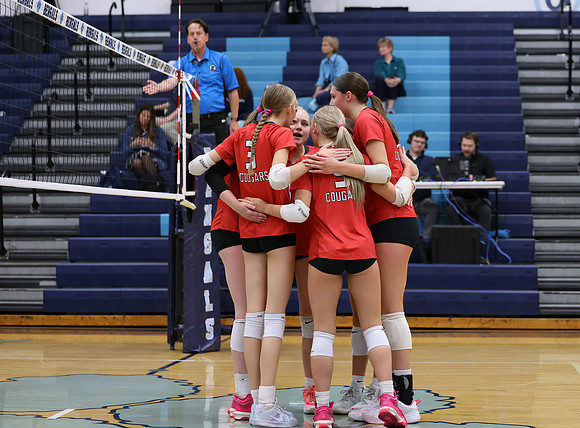 Centennial vs Blaine Girls Varsity Volleyball 139