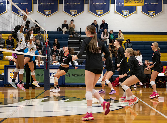 Centennial vs Totino-Grace Girls Varsity Volleyball 86