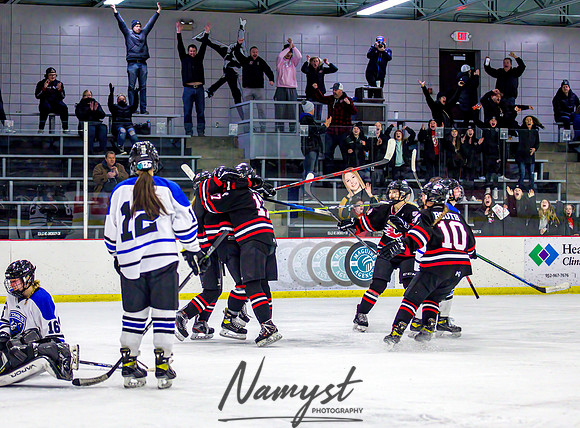 Centennial-Spring Lake Park vs Rogers Girls Varsity Hockey 426