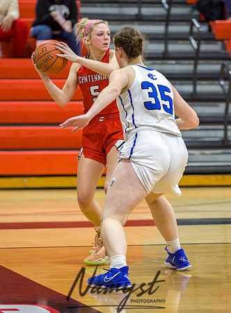 Centennial vs Cambridge-Isanti Girls Varsity Basketball 139