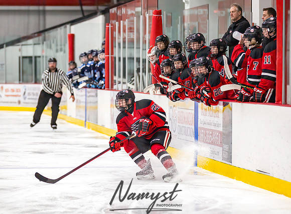 Centennial vs Blaine JV Hockey 089