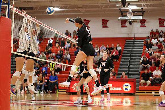 Centennial vs Cambridge-Isanti Girls Varsity Volleyball 149