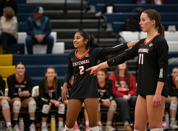 Centennial vs Totino-Grace Girls Varsity Volleyball 234