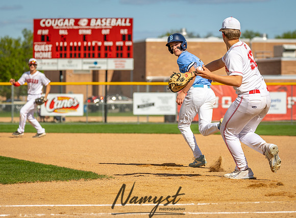 Centennial vs Blaine Varsity Baseball 081