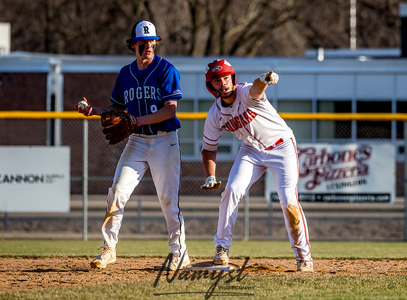 Centennial vs Rogers Varsity Baseball 283