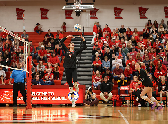 Centennial vs Blaine Girls Varsity Volleyball 74