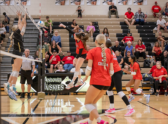 Centennial vs Andover Girls Varsity Volleyball 162