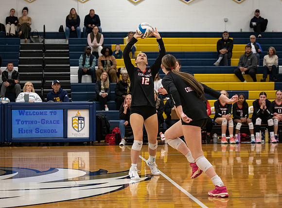 Centennial vs Totino-Grace Girls Varsity Volleyball 163