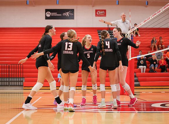 Centennial vs Osseo Girls Varsity Volleyball 88