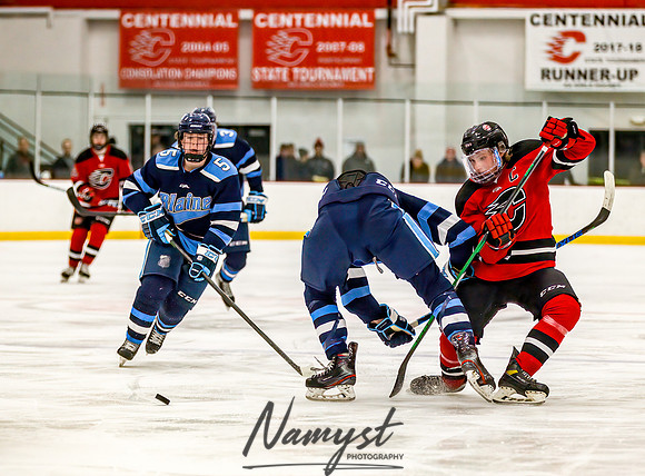 Centennial vs Blaine Varsity Hockey 341