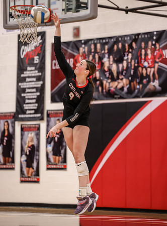 Centennial vs Champlin Park Girls Varsity Volleyball 46