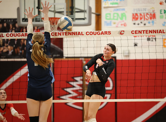 Centennial vs Blaine Girls Varsity Volleyball 108