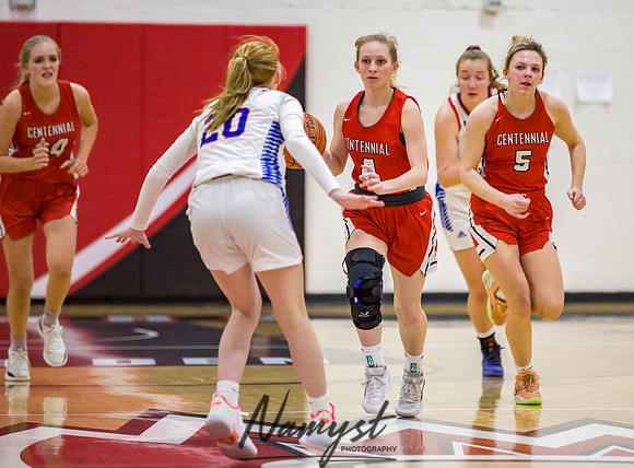 Centennial vs Spring Lake Park Girls Varsity Basketball 067