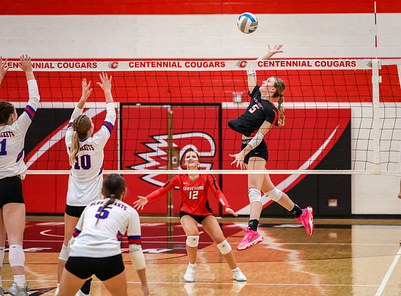 1390 Centennial vs Cambridge-Isanti Girls JV Volleyball