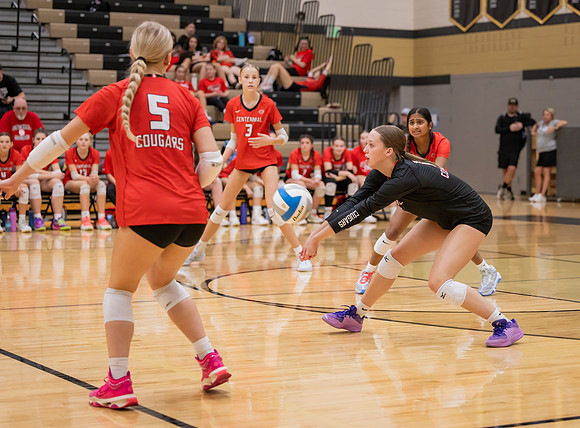 Centennial vs Andover Girls Varsity Volleyball 146